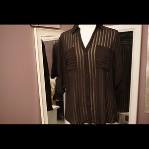 Express Shadow Stripe ‘Portofino’ Top